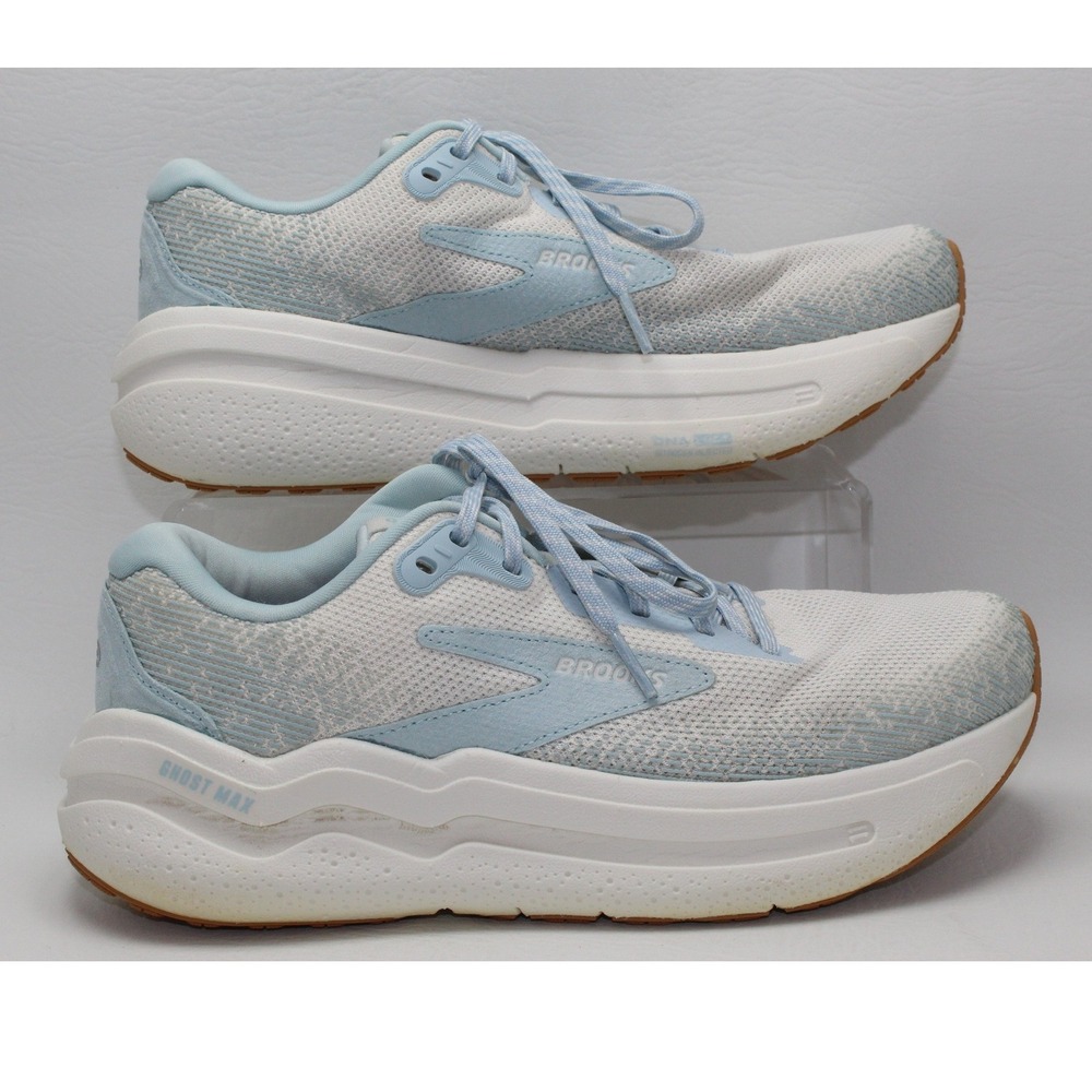 Brooks Ghost Max 2 Womens Running Shoes Blue White 1204201B163 Size 8